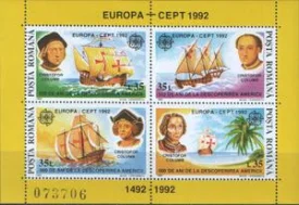 Румыния - Европа 1992(бл).