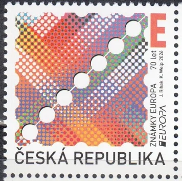 Чехия - Европа 2026. 70-летие почтовых марок EUROPA.
