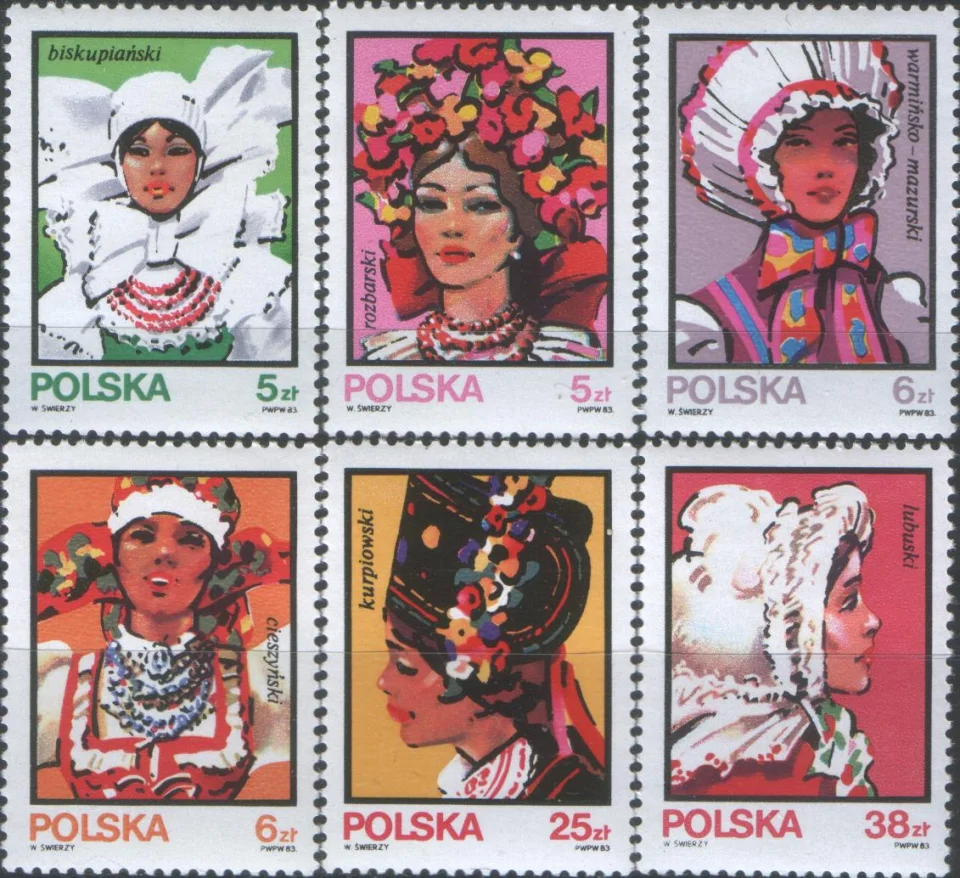 Польша - Головные уборы(1983).