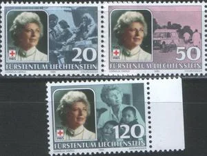 Лихтенштейн - Красный крест(1985).