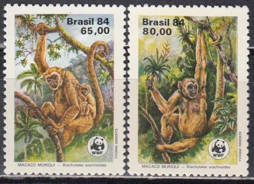 Бразилия - WWF. Макаки(1984).