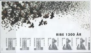 Дания - 1300 лет г. Рибе(блок, 2010).