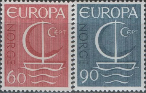 Норвегия - Европа 1966.