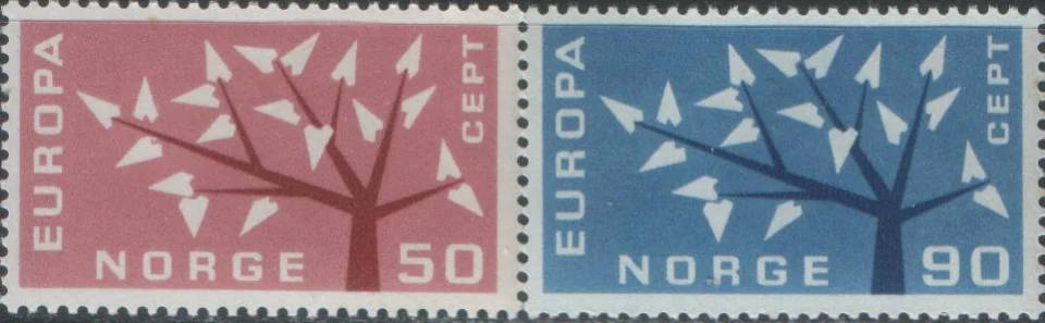 Норвегия - Европа 1962.