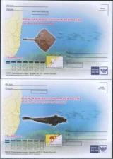 Россия - Рыбы Дальневосточных морей России. 4 ПК. 2018(14).