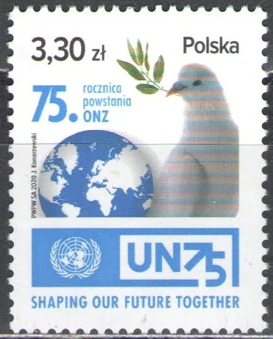 Польша - 75 лет ООН(2020).
