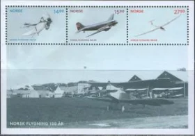 Норвегия - 100 лет авиации Норвегии(2012).