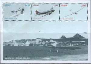 Норвегия - 100 лет авиации Норвегии(2012).