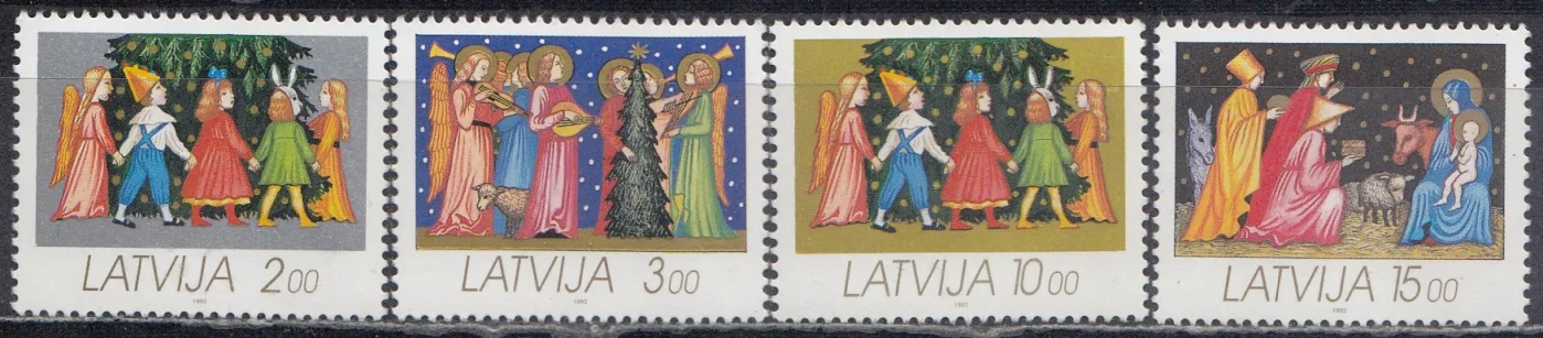 Латвия - Рождество 1992.