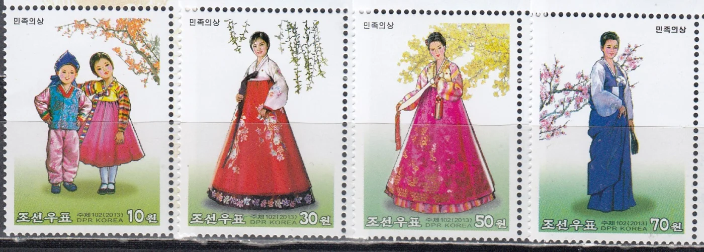 КНДР - Национальная одежда(2013).