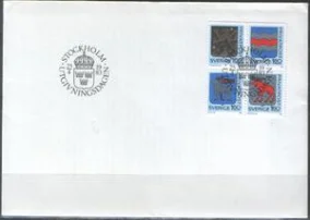 Швеция - КПД Гербы городов(1983).