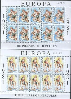 Гибралтар - Европа 1981(2мл).
