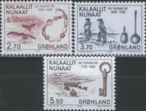 Гренландия - 1000-летие открытия Гренландии(1984).