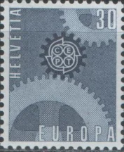 Швейцария - Европа 1967.