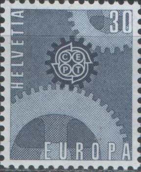 Швейцария - Европа 1967.