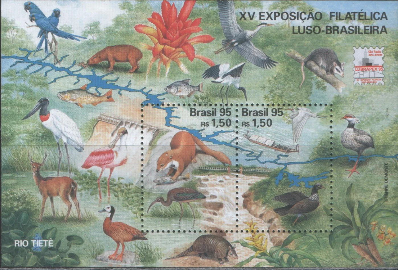 Бразилия - Фауна Бразилии(1995).