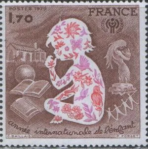 Франция - Международный год детей(1979).