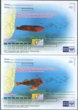 Россия - Рыбы Дальневосточных морей России. 4 ПК. 2019(2).