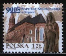 Польша - 900 лет коллегиальному капитулу в Глогуве(2020).