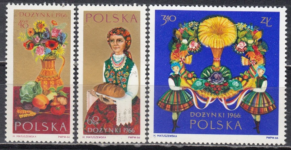 Польша - Польский фестиваль урожая 1966 года.
