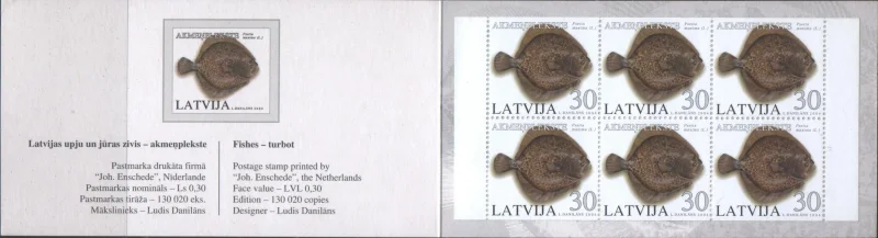 Латвия - Рыбы(2004; букл.).