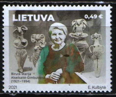 Литва - Ученый. Археолог Мария Гимбутас(2021).
