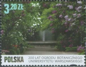 Польша - 200 лет Варшавскому ботаническому саду(2018).