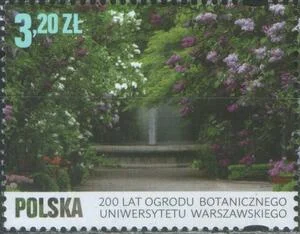 Польша - 200 лет Варшавскому ботаническому саду(2018).