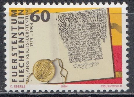 Лихтенштейн - 275 лет образования Королевства Лихтенштейн(1994).
