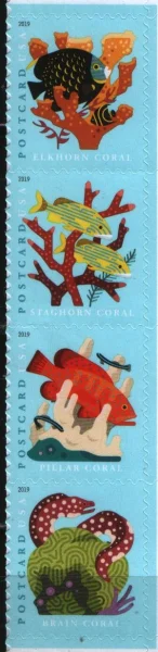 США - Морская фауна. Рыбы. Кораллы. Стандарт(2019).