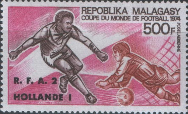Мадагаскар - Футбол ЧМ 1974(надп.).