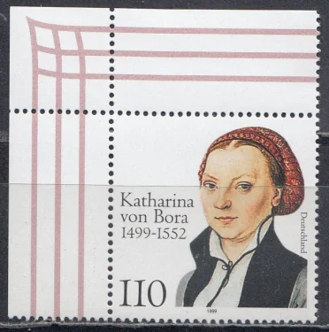 Германия - 500-летие со дня рождения Катарины фон Бора(1999).