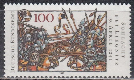 Германия - 750-летие битвы при Лейгнице. Совместно с Польшей(1991).