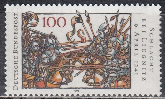 Германия - 750-летие битвы при Лейгнице. Совместно с Польшей(1991).