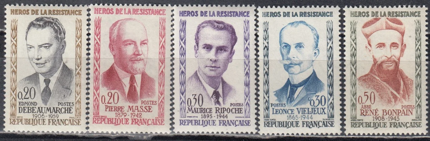 Франция - Герои Сопротивления(1960).