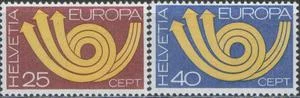 Швейцария - Европа 1973.