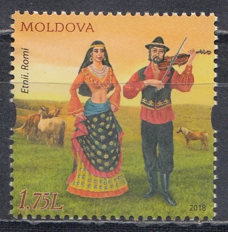 Молдова - Традиционные одежды цыган(2018).